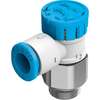 One-way flow control valve VFOE-LE-T-M5-Q6-F1A